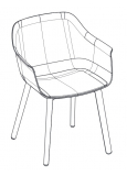 Sillón Shape Wood