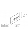 Index-7 Señaletica Placa Director Inoxidable Satinado Direct