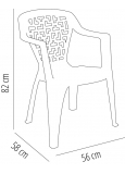 Silla Con Brazos Creta