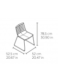 Silla Patin Skin Tapizado Integral