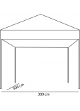 Carpa Brisa 300x300 Beige 1x