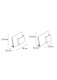 Acta-20 Portafolletos Sobremesa Con Din A4 (Folletos 210x100