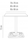 Mesa Durolight 80x80 Pie Net