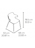 Silla Angie 4 Patas