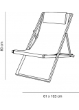Tumbona Sand Plegable