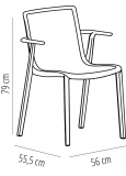 Silla Con Brazos Kat