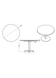 Mesa Durolight Ø120 - Pie Tapies Xl Ø66
