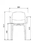 Silla Con Brazos Smart Tapizada