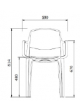 Silla Con Brazos Smart Tapizada