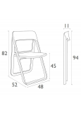 Silla Dream Gris Oscuro 4x