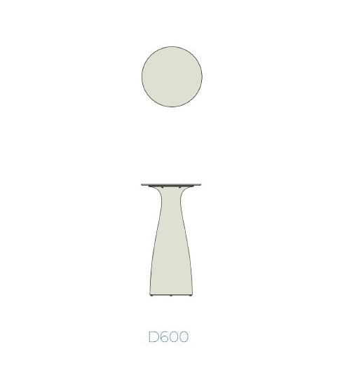 Tablero HPL Mesa Baobab Ø60