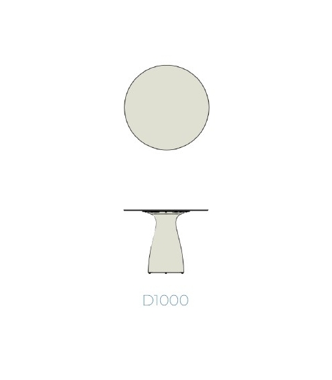 Tablero HPL Mesa Baobab Ø100