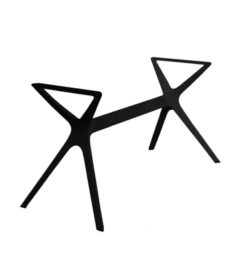 Pie Vela "L"  Negro 1x