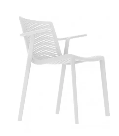 Silla Con Brazos Net-Kat Blanca P.23