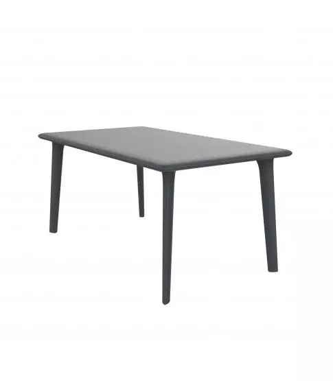 Mesa New Dessa 160x90 Gris Oscuro   1x
