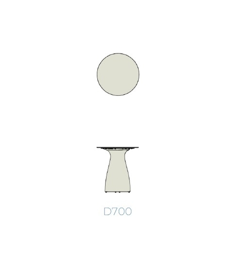 Tablero HPL Mesa Baobab Ø70