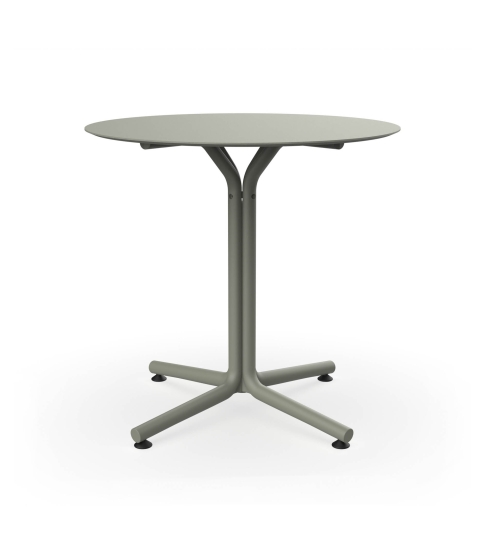 Mesa Bini Gris Verdoso Hpl Gris Verdoso Ø70 1x