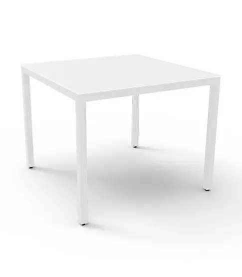 Mesa Barcino 70x70 Compact Blanca/Blanco P.18