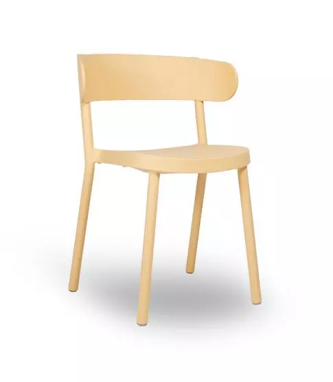 Silla Casino Eco Amarillo Fuego 2x