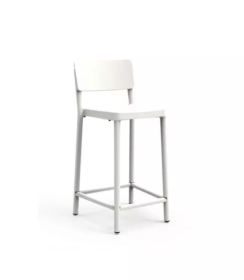 Taburete Lisboa Medio Blanco 4x