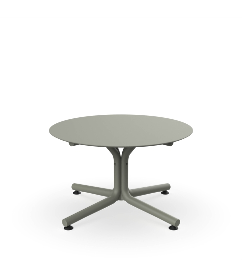 Mesa Bini Lounge Gris Verdoso Hpl Gris Verdoso Ø70 1x