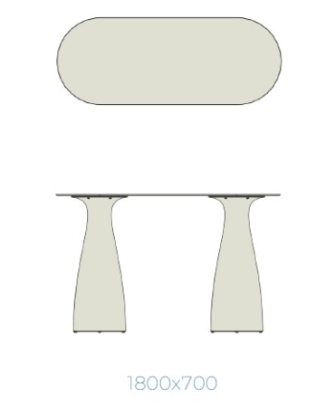 Tablero HPL Mesa Baobab 180x70