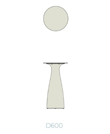 Tablero HPL Mesa Baobab Ø60