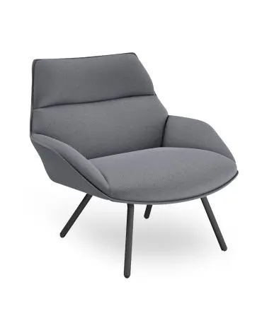 Sillón Anou 4 Patas Tapizada Integral