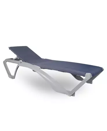 Tumbona Marina Beach Club Gris Plata/Blue Jeans  Pr.27