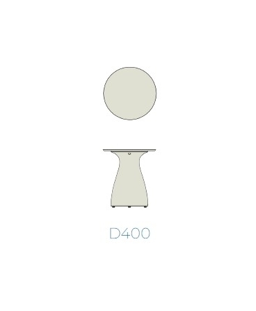 Tablero HPL Mesa Baobab Ø40