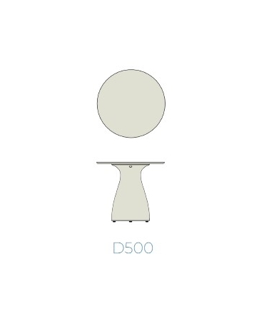 Tablero HPL Mesa Baobab Ø50