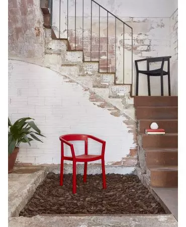 Silla Con Brazos Peach